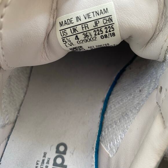 🌿Adidas Womens Samba Rose Lux Luster Metallic Silver Low Top Sneakers 5.5 - Picture 6 of 7